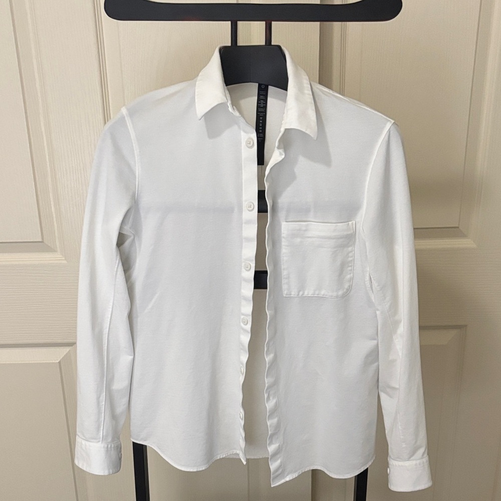 Classic White Men's Shirt